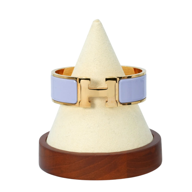 HERMES Clic Clac H Bracelet - Yellow Gold