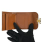 CELINE Triomphe Canvas Small Flap Compact Wallet - Dark Brown 