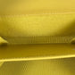 CHANEL Matelasse Classic Flap Lambskin Coin Case - Yellow