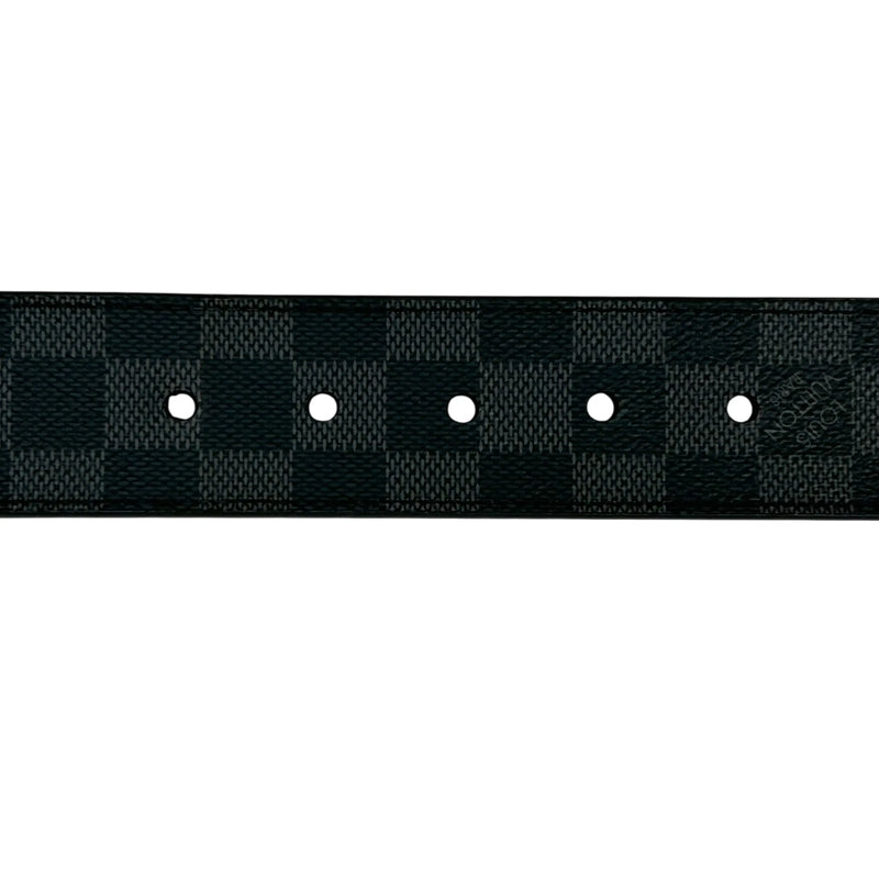 LOUIS VUITTON Damier Graphite Belt - Black