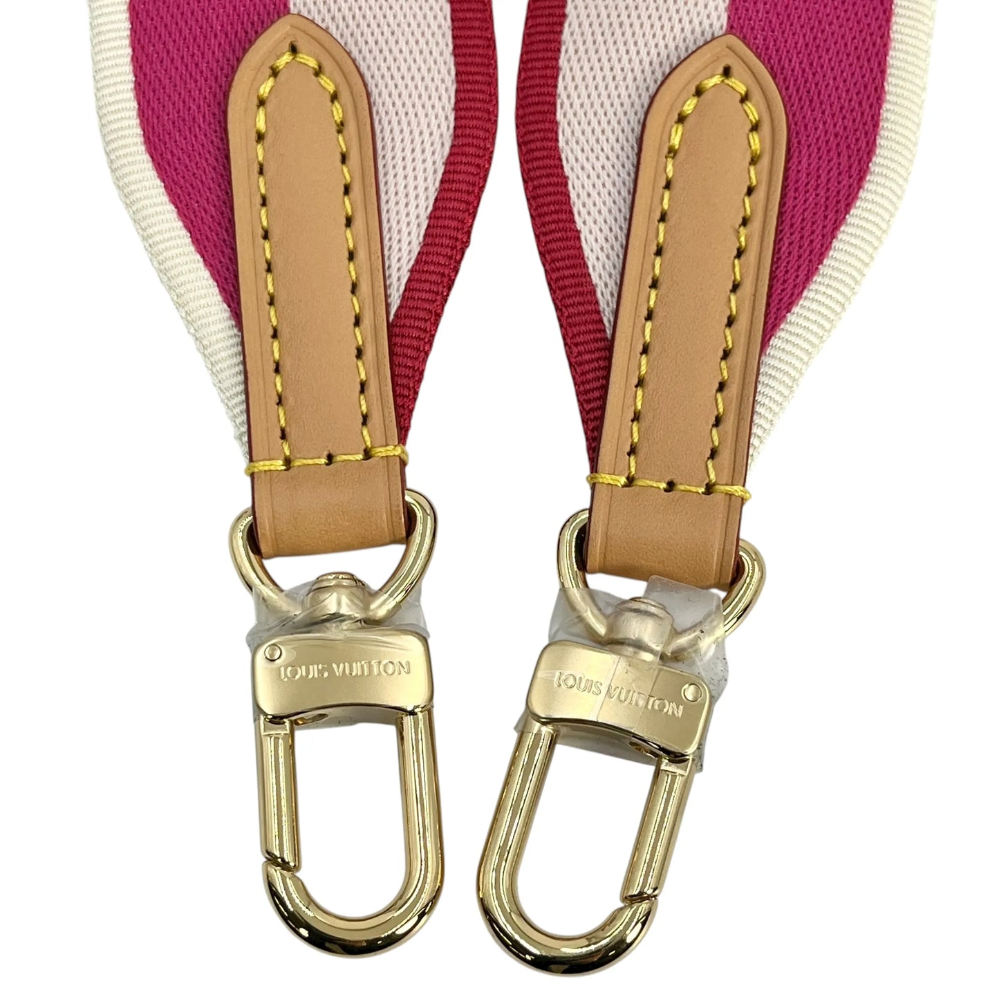 LOUIS VUITTON Bandouliere Jacquard Shoulder Strap - Pink and Beige - 35894 