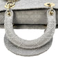 Christian Dior Lady Dior Handbag Shoulder Bag - Gray 