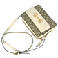 GUCCI ホースビット GGスプリーム キャンバス ショルダーバッグ - ブラウン × ホワイト