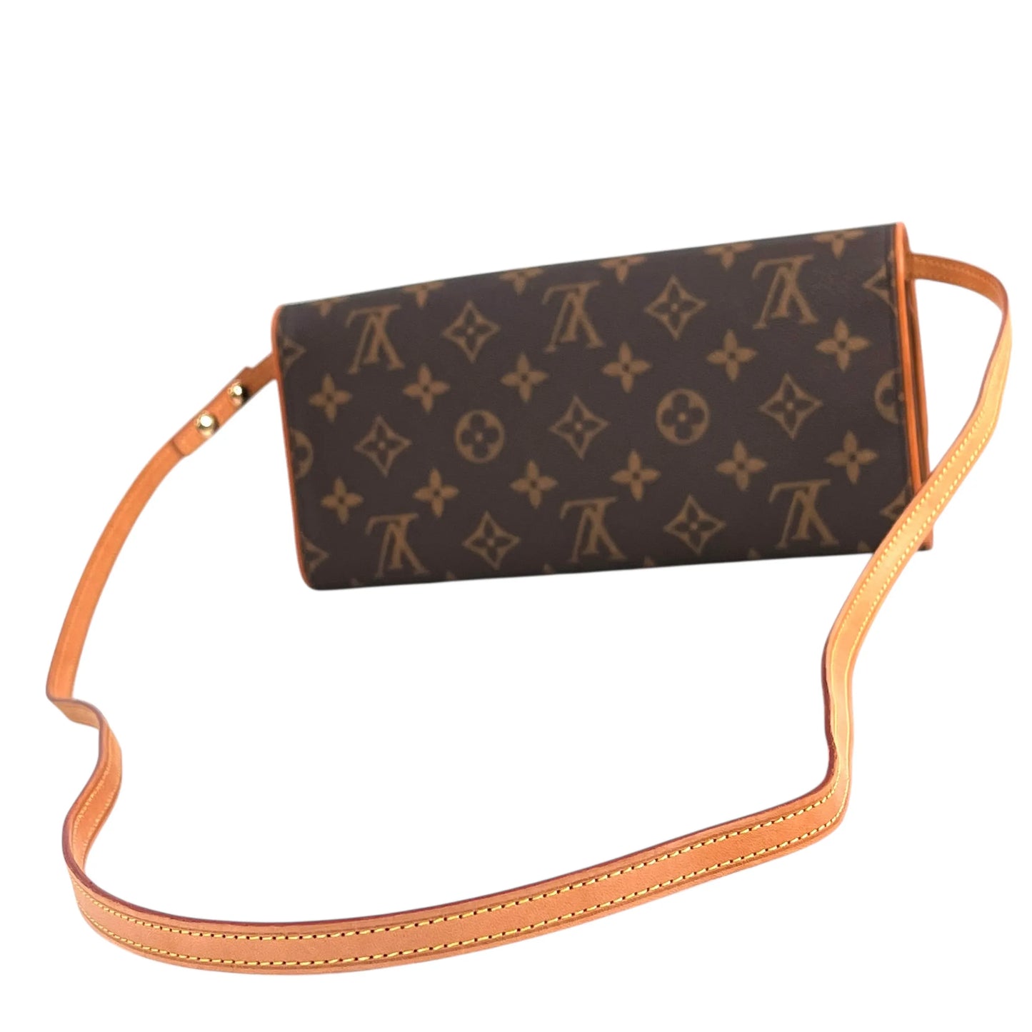 Louis Vuitton モノグラム ポシェット ツインGM モノグラムキャンバス ショルダーバッグ - ブラウン