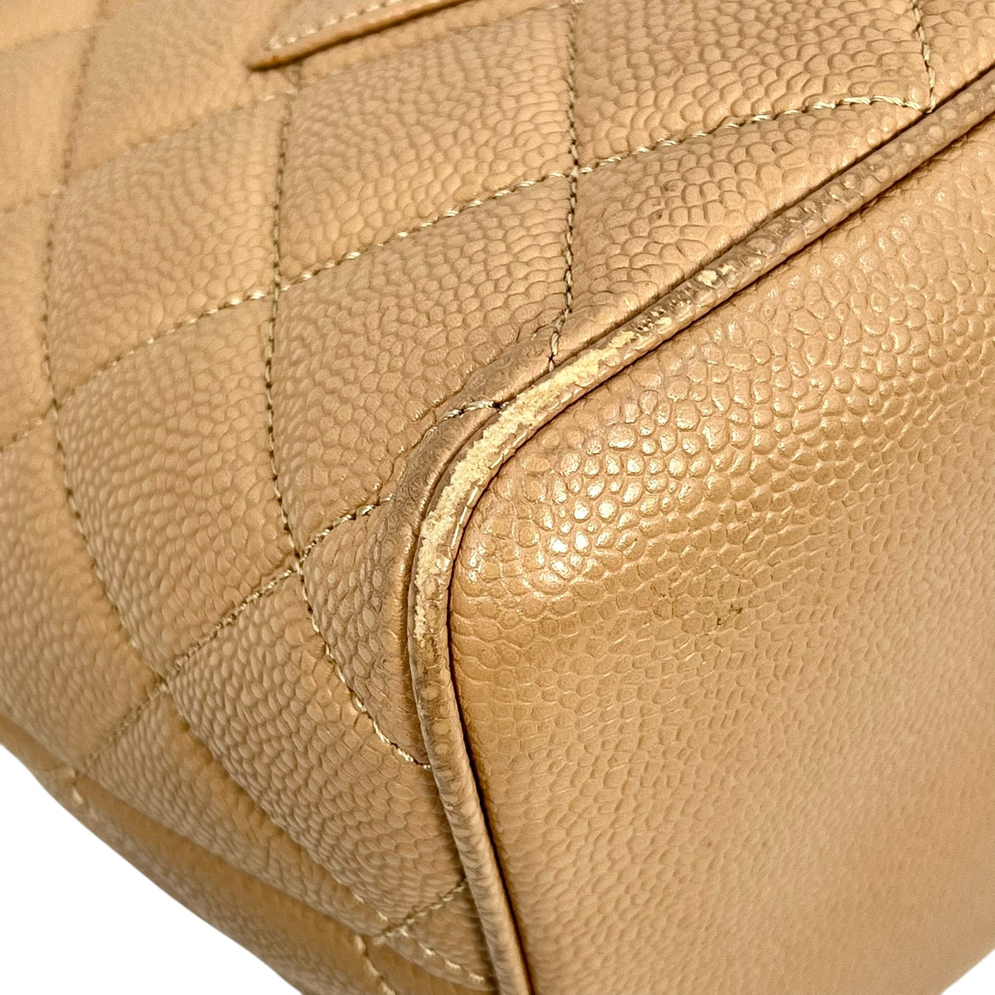 CHANEL Reprinted tote SVmetal fittings