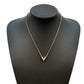 Louis Vuitton Essential V Necklace Rose Gold