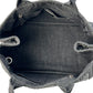 PRADA Canapa Rhinestone Hand Bag - Charcoal Gray