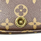 Louis Vuitton Monogram Saumur BB 2way Hand Bag -Brown