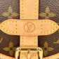 Louis Vuitton Monogram Saumur BB 2way Hand Bag -Brown