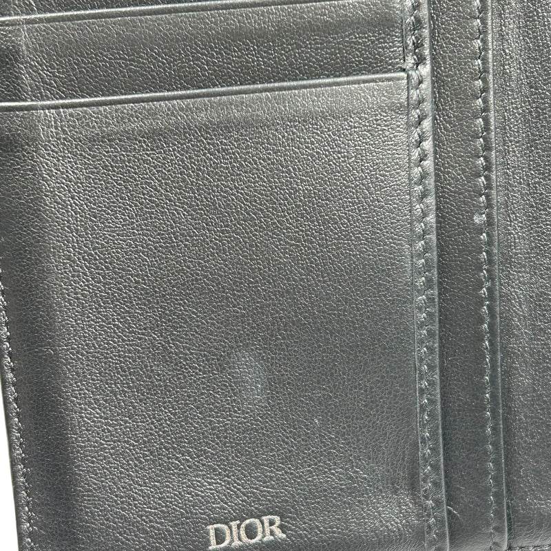Dior Oblique Vertical Long Wallet - Black