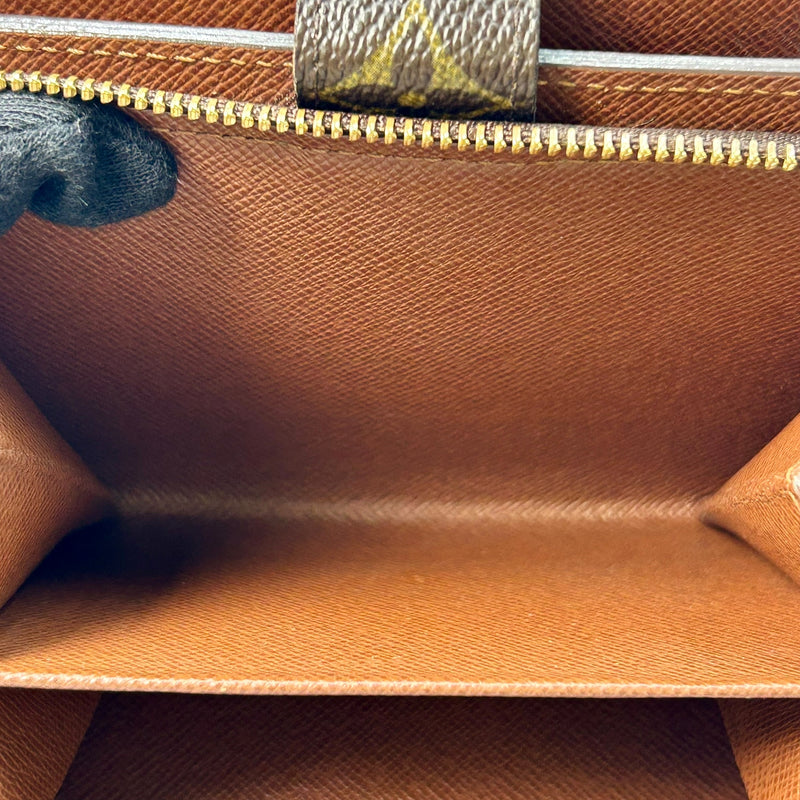 Louis Vuitton Monogram Portefeuille Porte-Papier Zip Compact Wallet - Brown - 32441