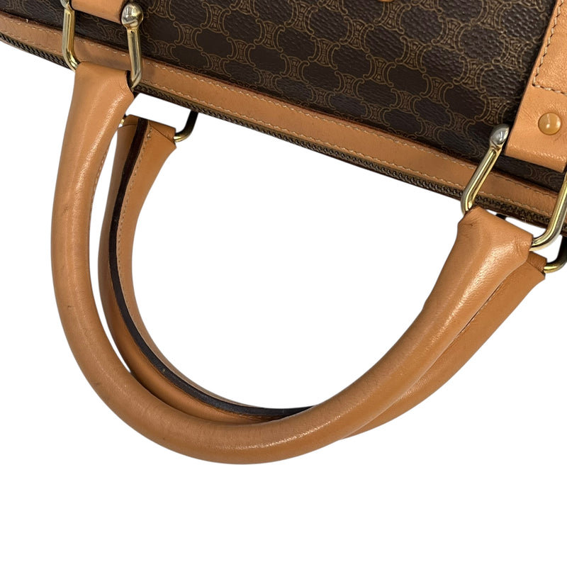 CELINE Macadam Boston Hand Bag - Brown