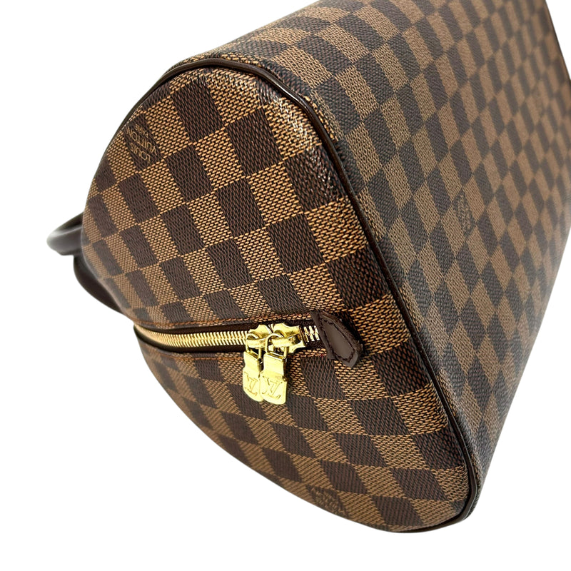 Louis Vuitton Damier Robera MM Hand Bag - Brown