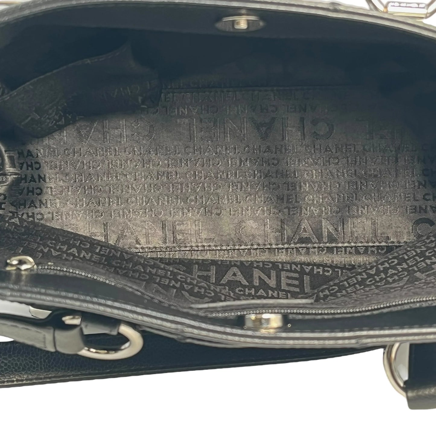CHANEL Chocolate Bar Tote Bag - Black