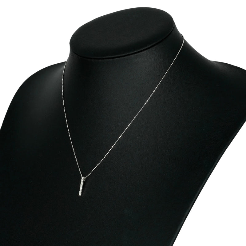 K14WG 7P Diamond Necklace