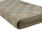 GUCCI Round Zipper Long Wallet - Beige