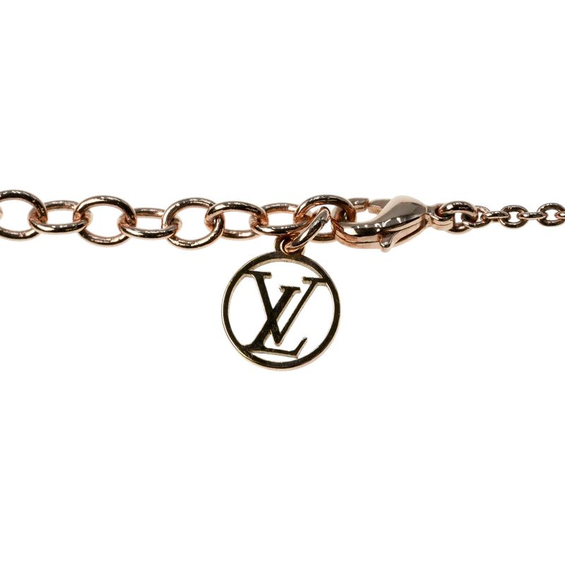 Louis Vuitton Essential V Necklace Rose Gold