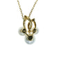 Pearl Diamond Necklace 18KYG Jewelry