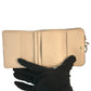 Chloé Alphabet Tri-Fold Compact Wallet - Beige