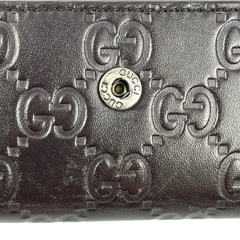 GUCCI Guccissima Key Case - Darkbrown