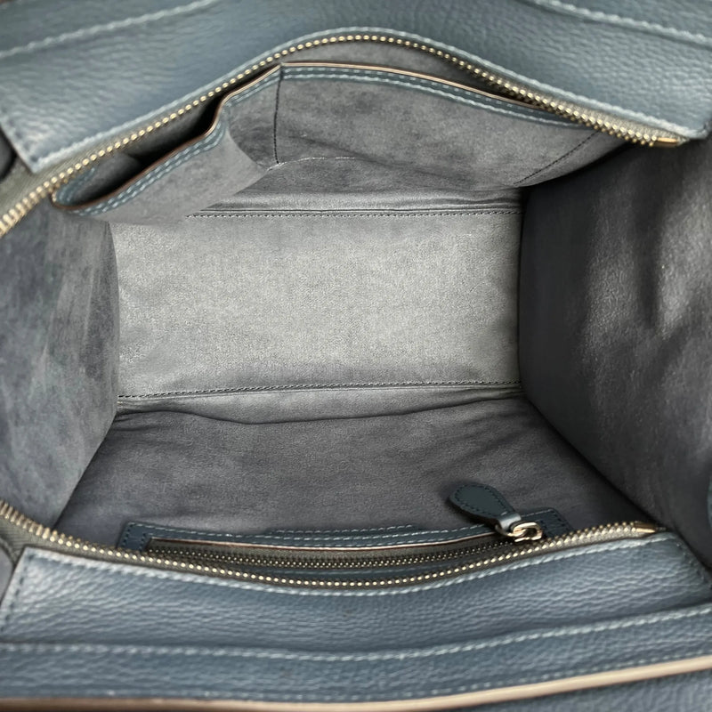 CELINE Micro Shopper Luggage Hand Bag - Navy Blue