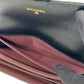 CHANEL CC Logo Lambskin Long Wallet - Black
