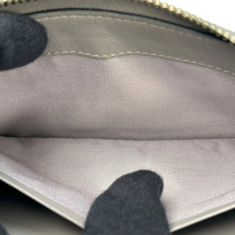 Valentino Rockstud Round Fastener Long Wallet - Gray