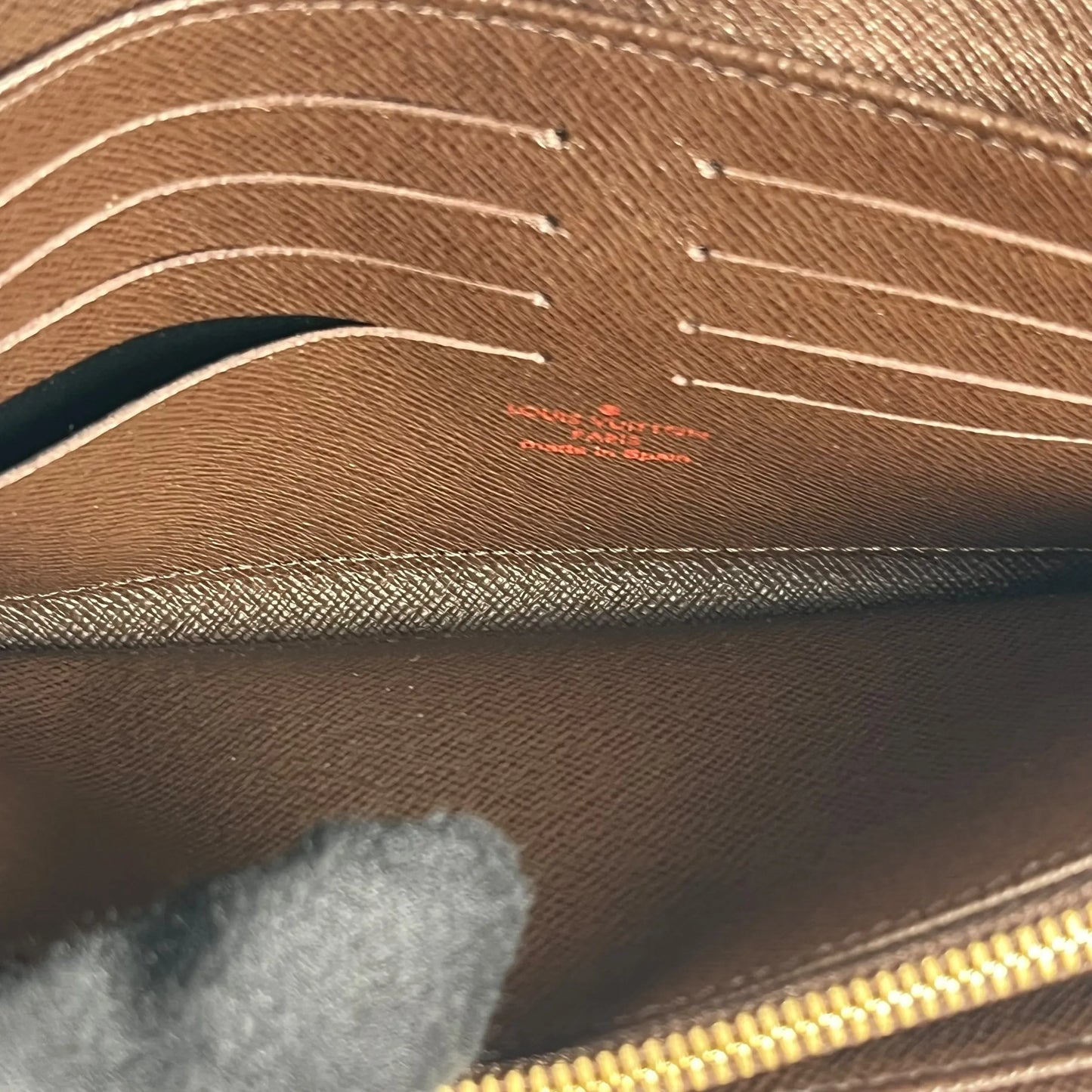 Louis Vuitton Damier Portefeuille Sistina Long Wallet - Brown