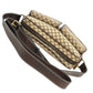 Celine Canvas Macadam Shoulder Bag - Brown