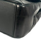 CHANEL Matelasse Top Handle Hand Bag Chain Shoulder Bag - Black