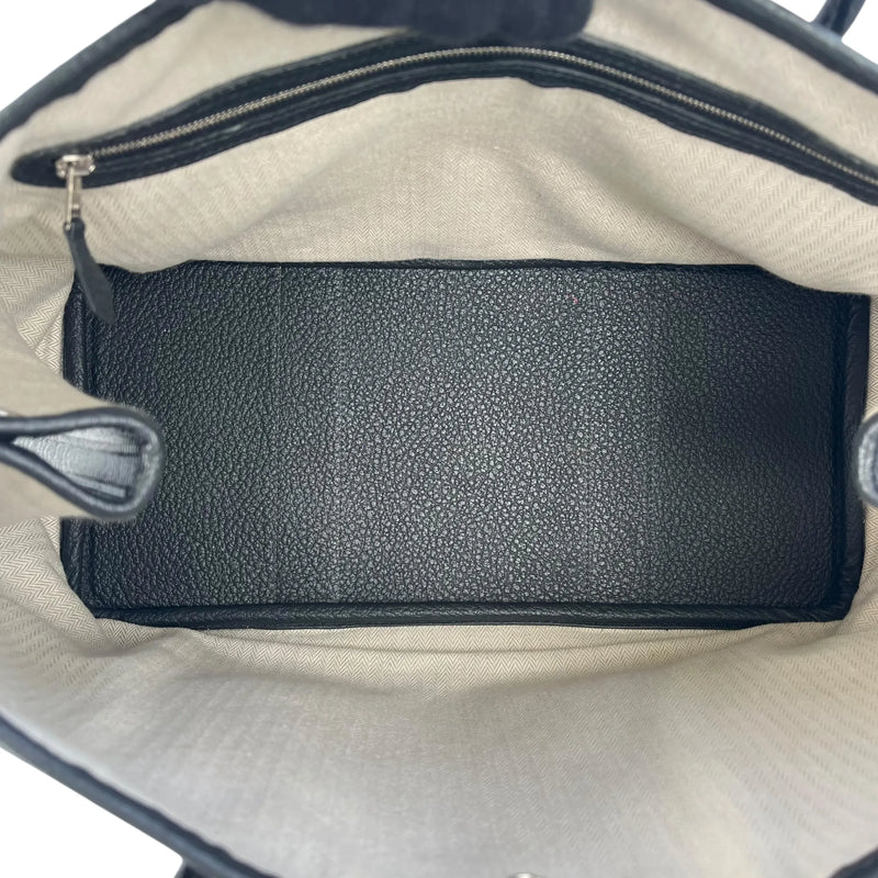HERMES Garden Party PM Negonda X Stamped Tote Bag - Black