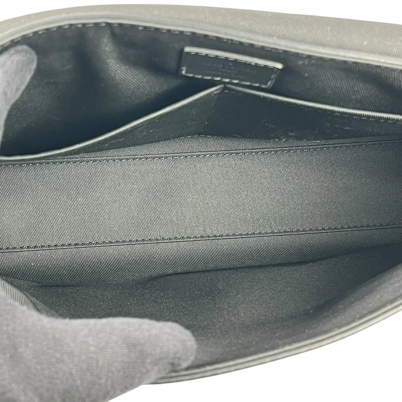 Louis Vuitton テイクオフ メッセンジャー PM カーフレザー ショルダーバッグ - ブラック