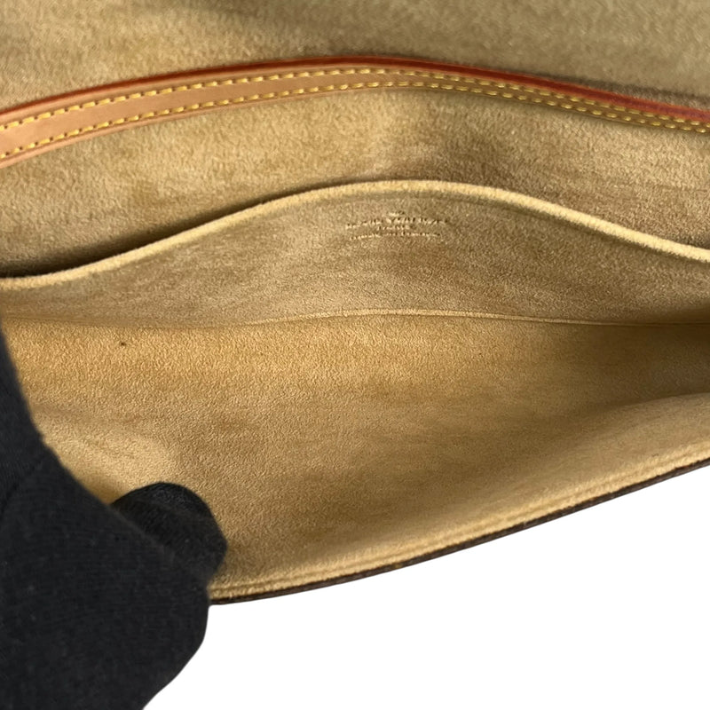 Louis Vuitton モノグラム ポシェット ツインGM モノグラムキャンバス ショルダーバッグ - ブラウン