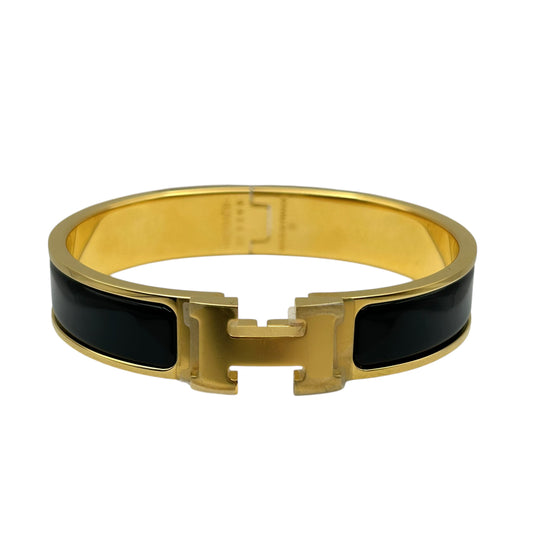 HERMES Clic H Black Gold