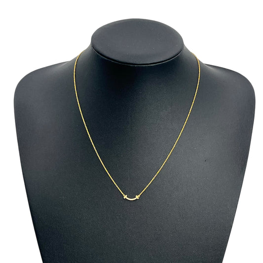 Tiffany & Co T-Smile Mini Diamond Necklace