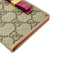 GUCCI GG Supreme Ribbon Card Case