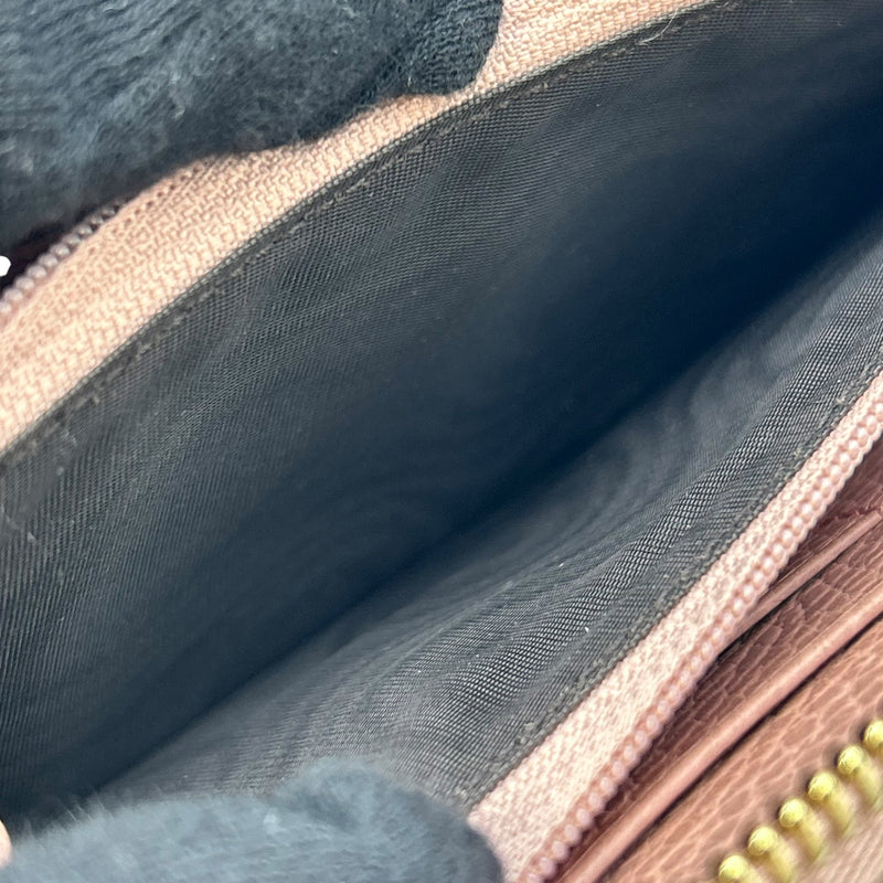 GUCCI GG Canvas Zip Around Long Wallet