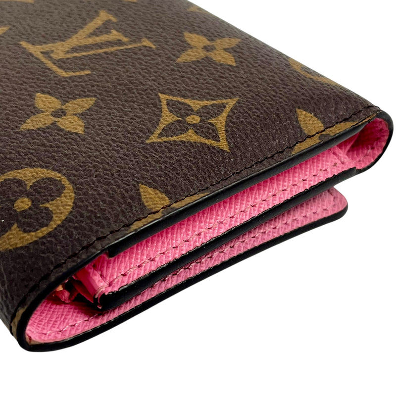 Louis Vuitton Monogram Portefeuille VIctorine Compact Wallet - Brown