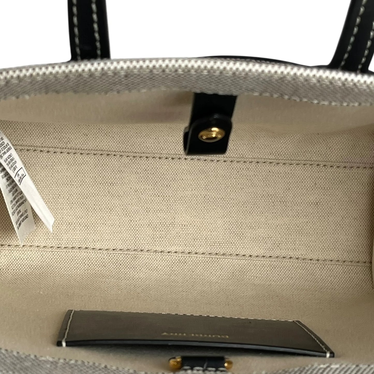BURBERRY Mini Freya Tote Hand Bag Shoulder Bag - Black