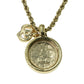 Dior Rhinestone Mini Logo Necklace - Gold Plated