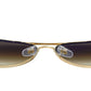 Ray-Ban Gold Frame Sunglasses - Brown - 34070