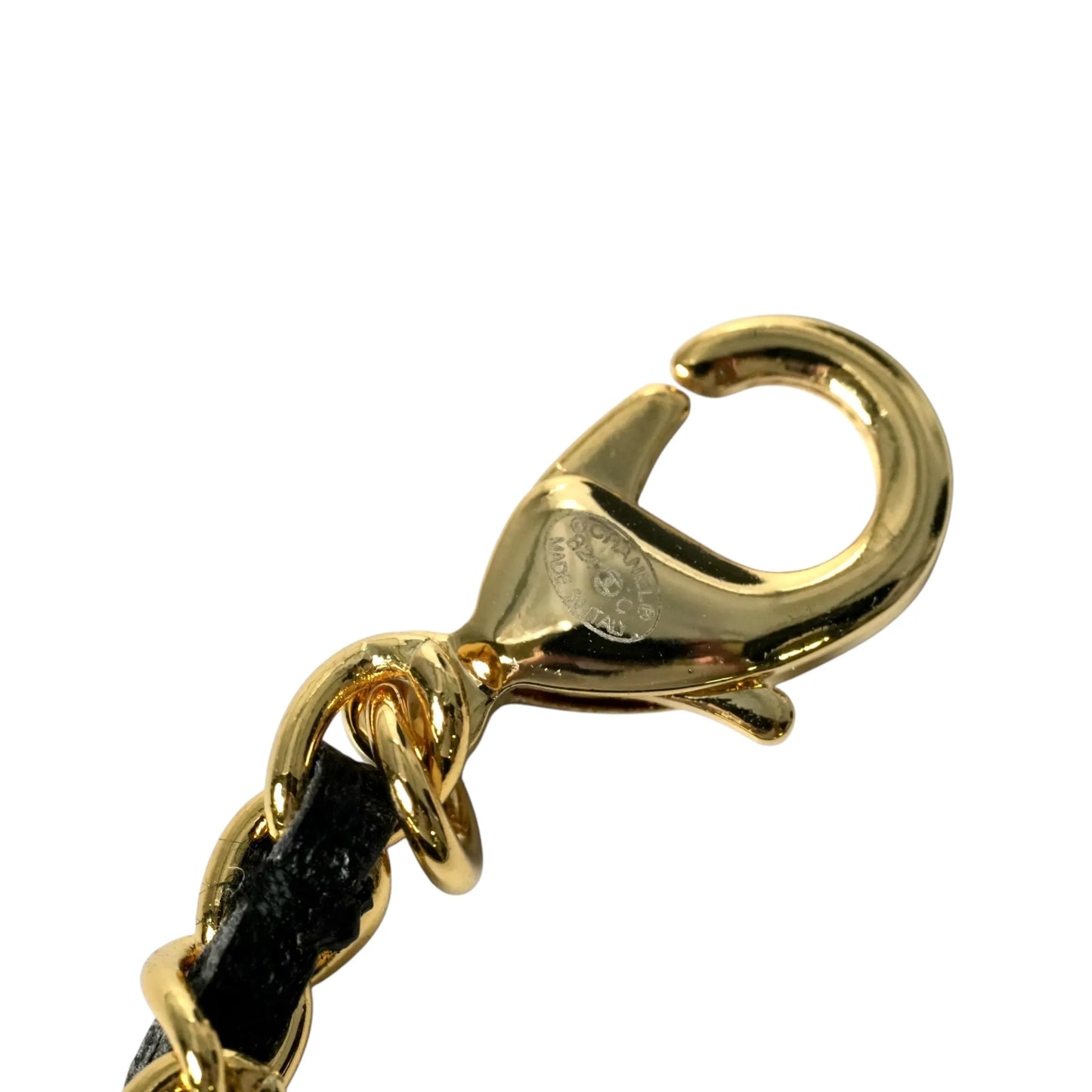 CHANEL Pearl Crystal Roller Skate Necklace - Gold Plated