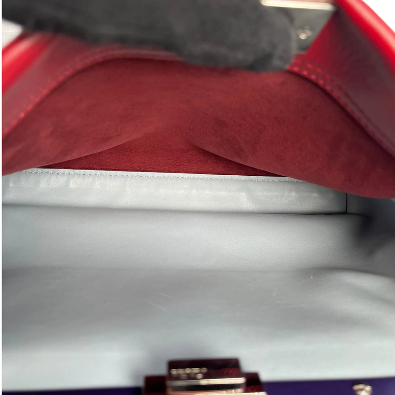 Fendi Peekaboo Iconic Medium Hand Bag Shoulder Bag - Red