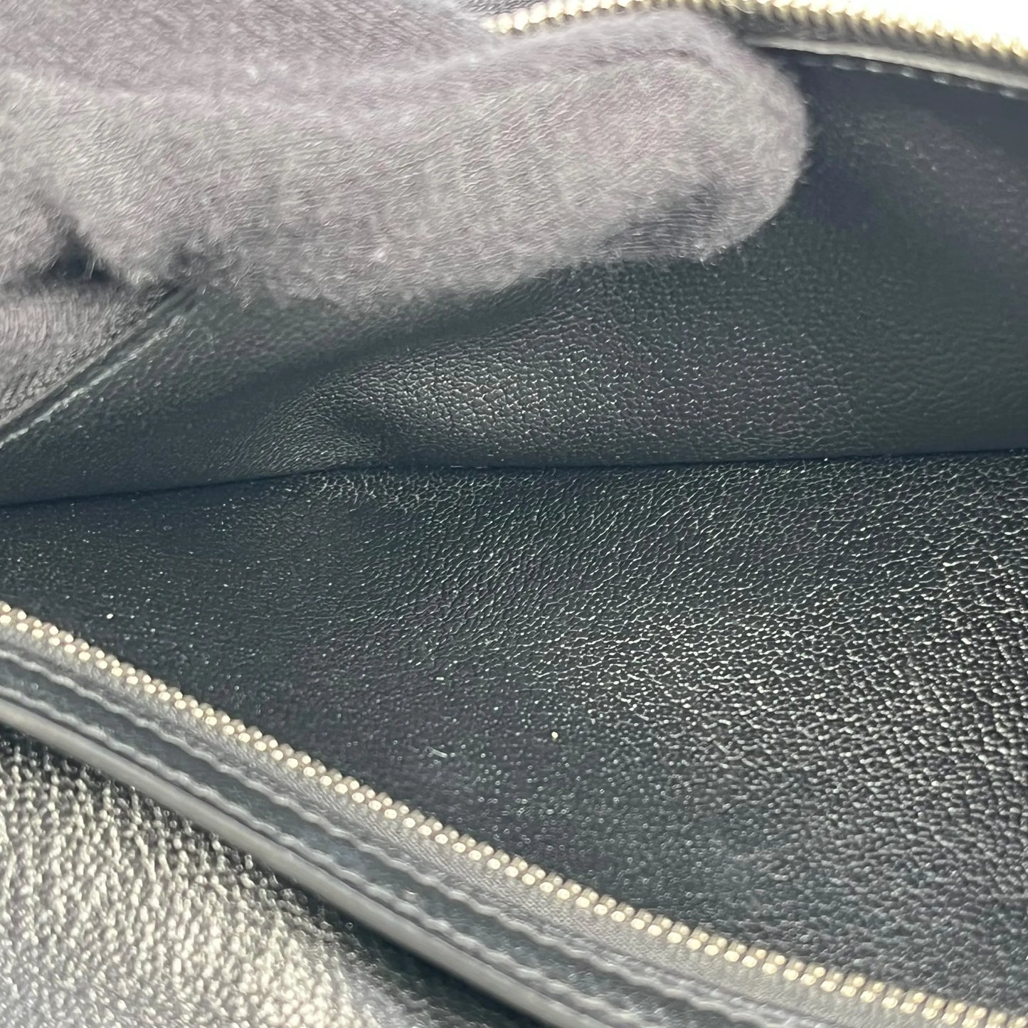 HERMES Bearn Soufflet Alligator Long Wallet - Black with J Stamp (2006) 