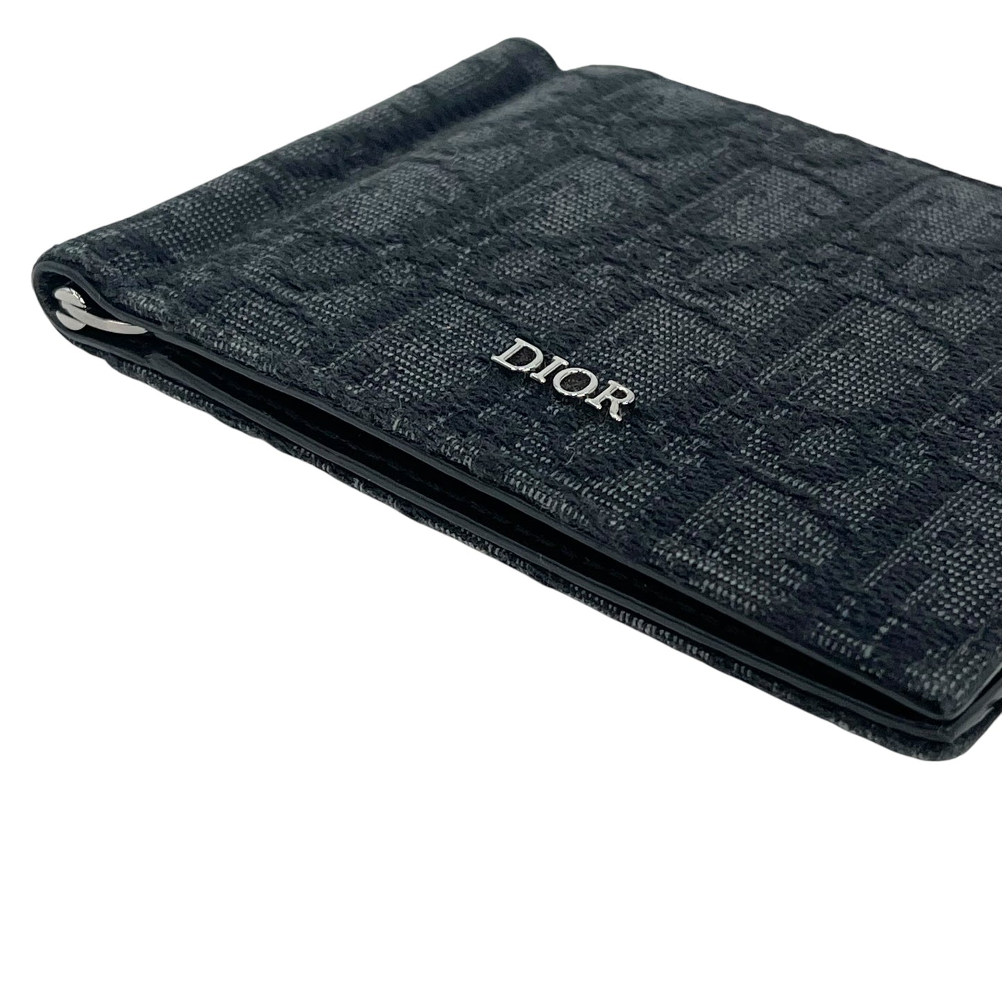Dior Oblique Jacquard Compact Wallet
