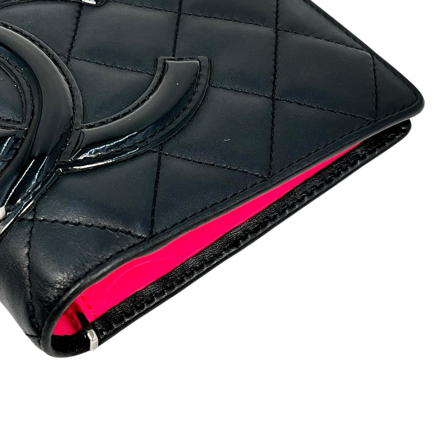 CHANEL Cambon Line Bi-fold long wallet