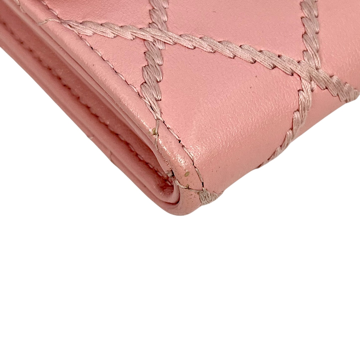 CHANEL Wild Stitch Long wallet Lambskin