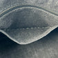 PRADA Canapa Rhinestone Hand Bag - Charcoal Gray