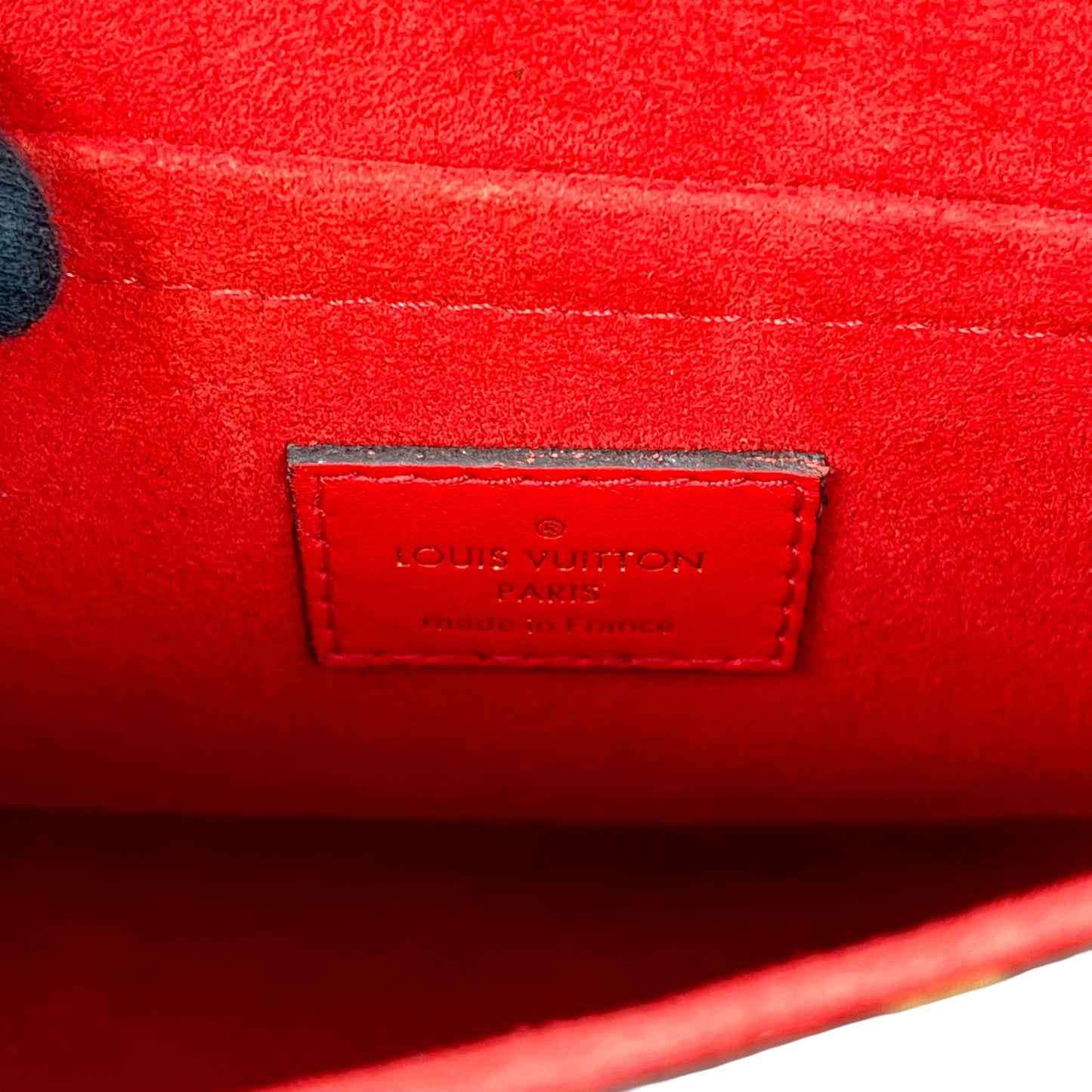 Louis Vuitton Lock BB Hand Bag Shoulder Bag - Red