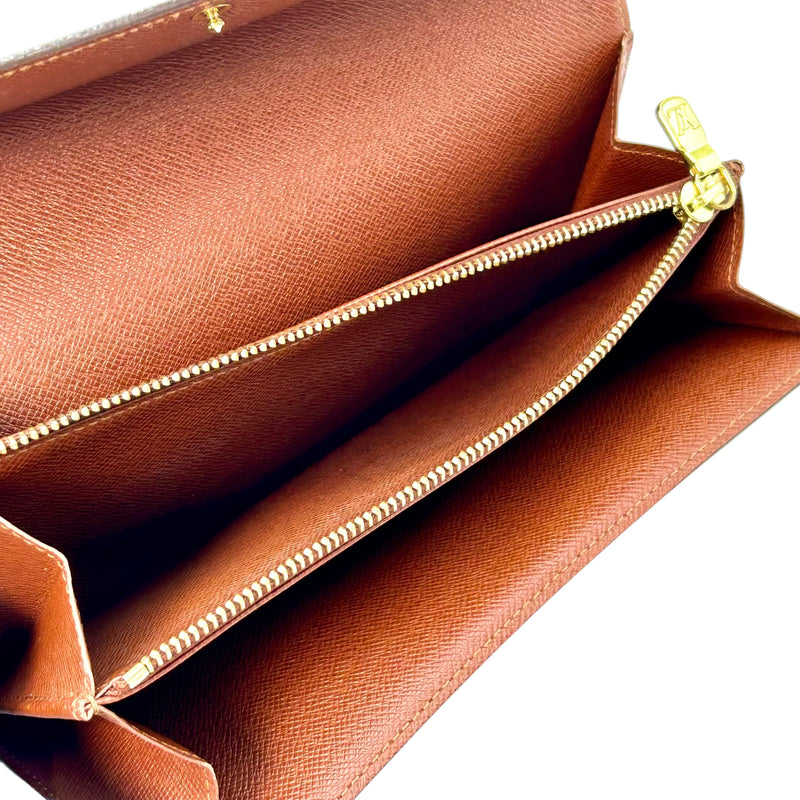 Louis Vuitton Monogram Portemonnaiecredit Long Wallet